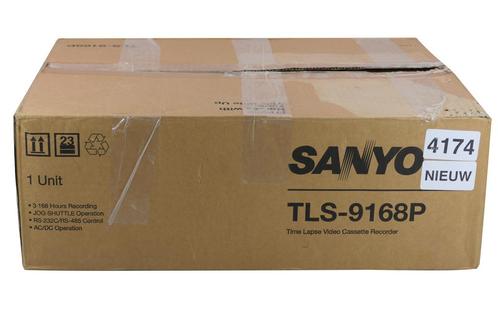 Sanyo TLS-9168P | VHS Videorecorder | Time Lapse VCR | BOXED, TV, Hi-fi & Vidéo, Lecteurs vidéo, Envoi