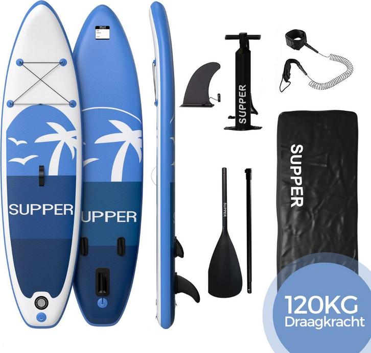 2dekans | Supper SUP Board - Complete Set - Tot 120 kg - 285, Watersport en Boten, Suppen, Ophalen of Verzenden