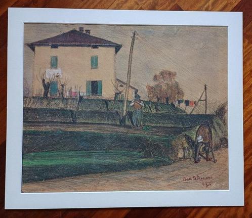 Domenico De Bernardi (1892 – 1963) - Paesaggio, Antiek en Kunst, Kunst | Schilderijen | Klassiek