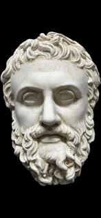 sculptuur, Testa di Marco Aurelio - 32 cm - marmerstof en