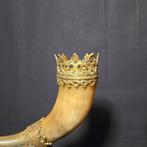 Kaarsenhouder (2) - Brons - Hoorns des overvloed
