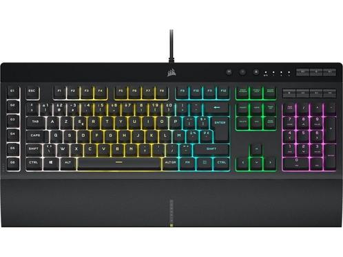 Corsair K55 RGB Pro - Gaming Toetsenbord - BE Azerty - Zwart, Huis en Inrichting, Woonaccessoires | Overige, Nieuw, Verzenden