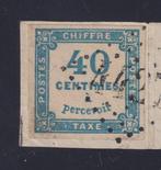 Frankrijk 1871 - Timbre taxe, N° 7, (40c blauw), gefrankeerd, Gestempeld