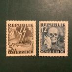 Oostenrijk 1945 - Blitz en Maske met fotocertificaat Balasse, Gestempeld