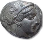 Attica, Athene. AR Tetradrachm,  454-404 B.C. - great