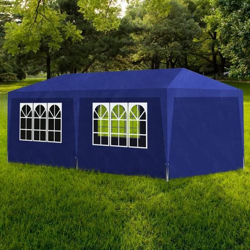 vidaXL Partytent 3x6 m blauw, Tuin en Terras, Partytenten, Nieuw, Verzenden