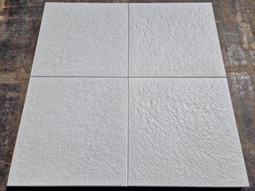 Veiling - 19,2 M2 Gecoate Tegel Grijs 40x40x4 Cm, Tuin en Terras, Tegels en Klinkers, Nieuw
