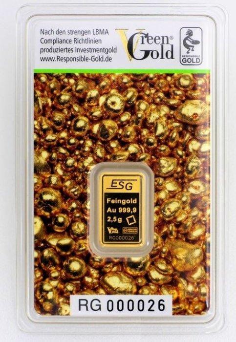 2,5g - Goud (Zonder Minimumprijs), Postzegels en Munten, Edelmetalen en Baren