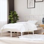 vidaXL Bedframe massief grenenhout wit 120x200 cm, Verzenden, Nieuw