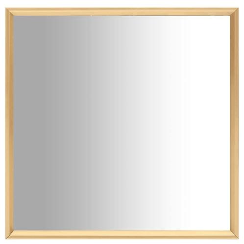 vidaXL Spiegel 40x40 cm goudkleurig, Huis en Inrichting, Woonaccessoires | Spiegels, Nieuw, Verzenden