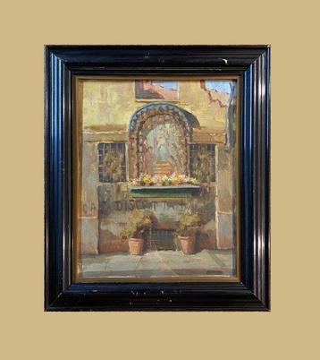 Sicilian School (c. 1910) - The ruins of a chapel after the