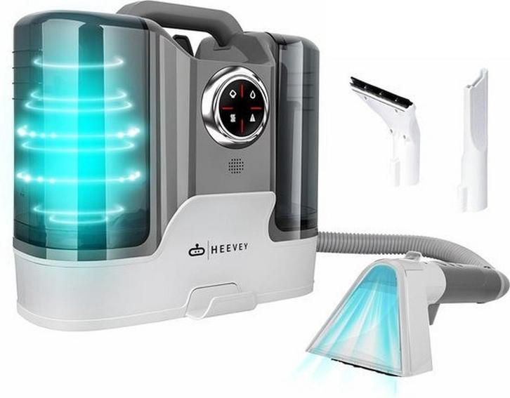 Heevey Tapijtreiniger met 100° graden stoomfunctie -, Electroménager, Aspirateurs, Envoi