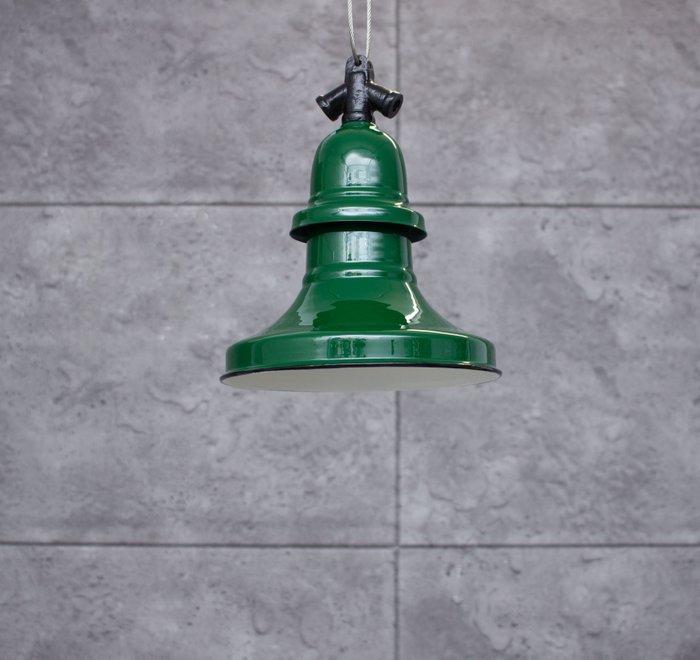 Plafondlamp - Staal, Porselein, Emaille, Antiek en Kunst, Antiek | Wandborden en Tegels