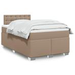 vidaXL Boxspring met matras kunstleer cappuccinokleurig, Huis en Inrichting, Verzenden, Nieuw