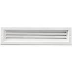 Deurrooster aluminium LxH 430 x 80mm - WIT (G31-4207W), Doe-het-zelf en Bouw, Verzenden, Nieuw