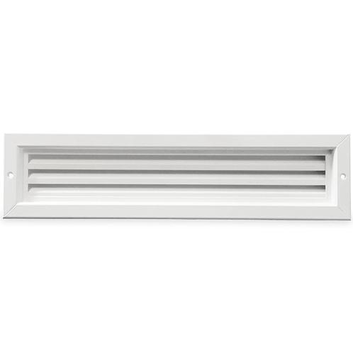 Deurrooster aluminium LxH 430 x 80mm - WIT (G31-4207W), Doe-het-zelf en Bouw, Ventilatie en Afzuiging, Nieuw, Verzenden