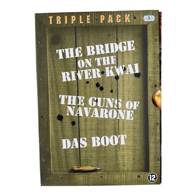 Tripple Pack: The Bridge On The River Kwai - The Guns Of, Cd's en Dvd's, Dvd's | Overige Dvd's, Verzenden