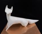 Royal Dux - Figurine - White Fox, 30 cm - Porcelaine, Antiek en Kunst