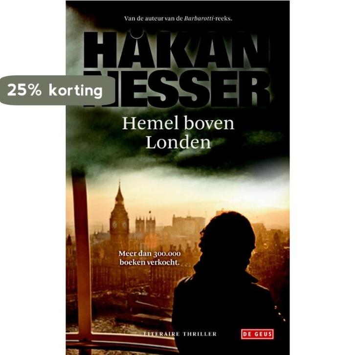 Hemel boven Londen 9789044532470 Håkan Nesser, Boeken, Thrillers, Gelezen, Verzenden