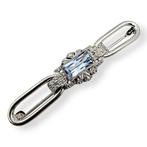 Zonder Minimumprijs - Broche Zilver - Art Deco jaren