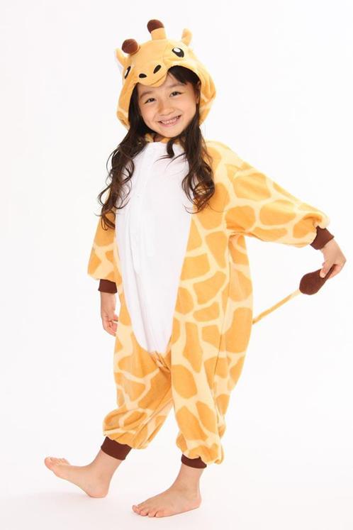 Onesie Giraf Pak 128-134 Girafpak Kostuum Oranje Geel Giraff, Kinderen en Baby's, Carnavalskleding en Verkleedspullen, Nieuw, Ophalen of Verzenden