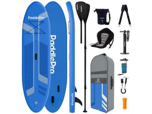 Veiling - LifeGoods PaddlePro SUP Board - met Zitje - 320x81, Watersport en Boten, Suppen