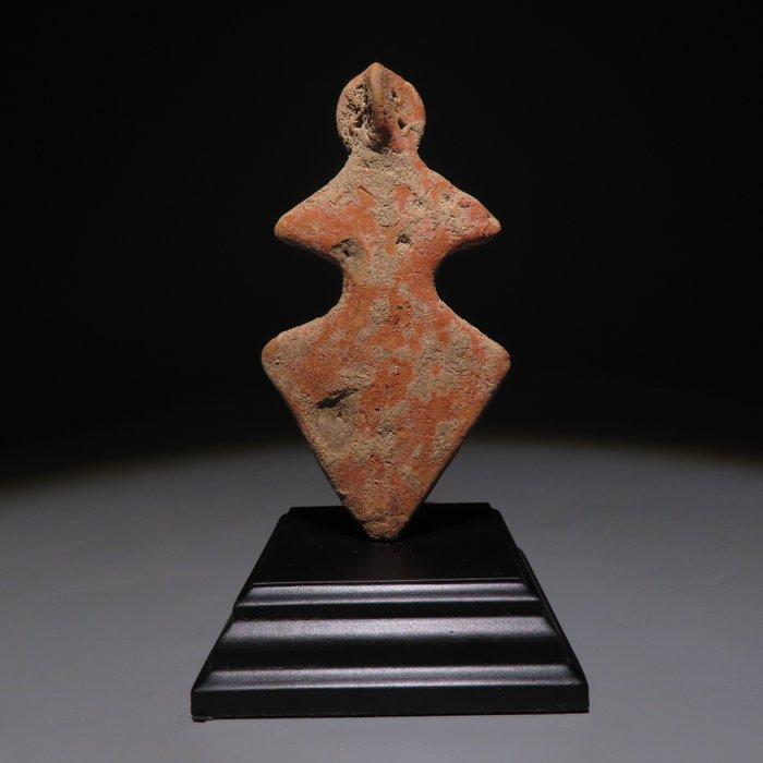 Midden-Oosters Terracotta Antropomorf beeld. 4e-3e eeuw, Antiek en Kunst, Antiek | Overige Antiek