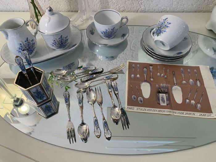 Schumann - Theeservies (36) - S&H 1881 - Porselein - PAKO, Antiek en Kunst, Antiek | Meubels | Tafels