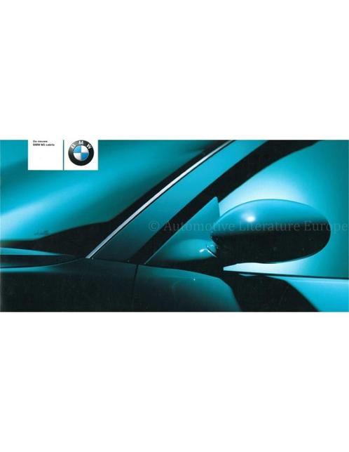 2001 BMW M3 CABRIOLET BROCHURE NEDERLANDS, Livres, Autos | Brochures & Magazines, Enlèvement ou Envoi