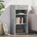 vidaXL Dressoir 45x42,5x93 cm bewerkt hout betongrijs, Huis en Inrichting, Kasten | Dressoirs, Verzenden, Nieuw
