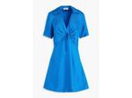 Veiling - Sandro Mini-jurk van twill met strikdetails maat 4, Kleding | Dames, Nieuw