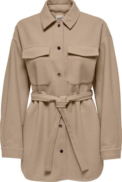 ONLY ONLNEW NEA L/S BELT SHACKET CC PNT Dames Jas - Maat XS, Kleding | Dames, Jassen | Winter, Nieuw, Verzenden