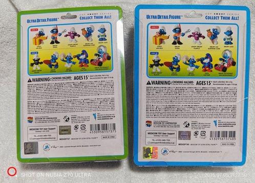 Medicom Toy - Jouet 2x Smurfs: Angry Smurf Purple 737, Angry, Antiek en Kunst, Antiek | Overige Antiek