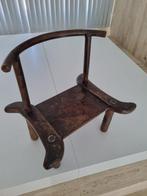 Stoel - Hout - Afrikaanse gebeitelde kruk, Antiek en Kunst, Kunst | Niet-Westerse kunst