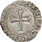 Duché de Bretagne Jean V (1399-1442). Blanc à la targe (Sans