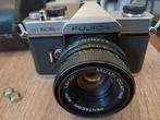 Fujica ST605N + Pentacon 1.8/50mm met Paraattas en lens kap, Audio, Tv en Foto, Fotocamera's Analoog, Nieuw