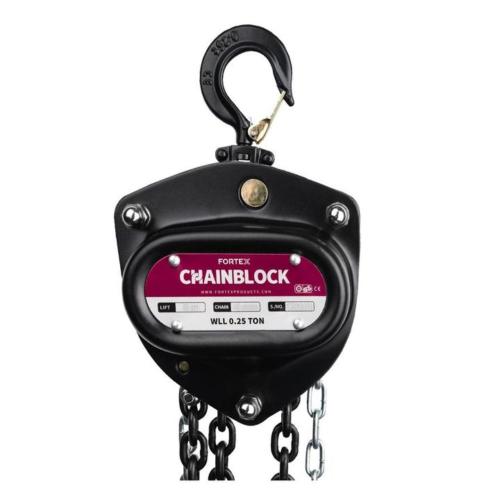 FORTEX Chain Block BASIC MKII 0.25 ton - 10 meter -, Muziek en Instrumenten, Licht en Laser, Verzenden