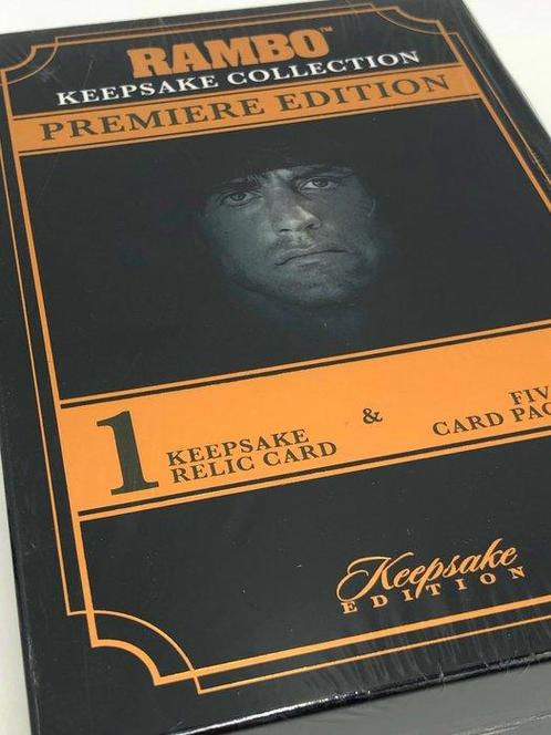 Keepsake - RAMBO Premiere Edition Hobby Box (Relic Card, Verzamelen, Stickers