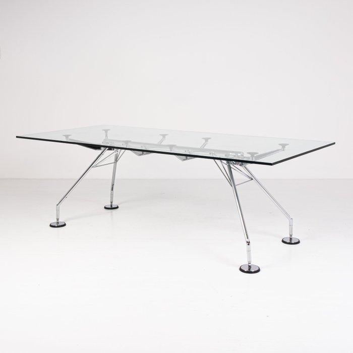 Tecno - Norman Foster - Table - Nomos - Acier, Verre, Antiek en Kunst, Antiek | Meubels | Stoelen en Sofa's