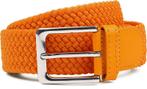 Suitable Geweven Riem Oranje maat 105 Heren, Kleding | Heren, Riemen en Ceintuurs, Verzenden, Echt leder, Nieuw, Suitable