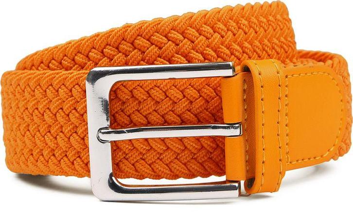 Suitable Geweven Riem Oranje maat 105 Heren, Kleding | Heren, Riemen en Ceintuurs, Riem of Ceintuur, Nieuw, Echt leder, Verzenden