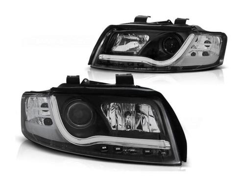 LED Tube DRL koplampen Black geschikt voor Audi A4, Auto-onderdelen, Verlichting, Nieuw, Audi, Verzenden