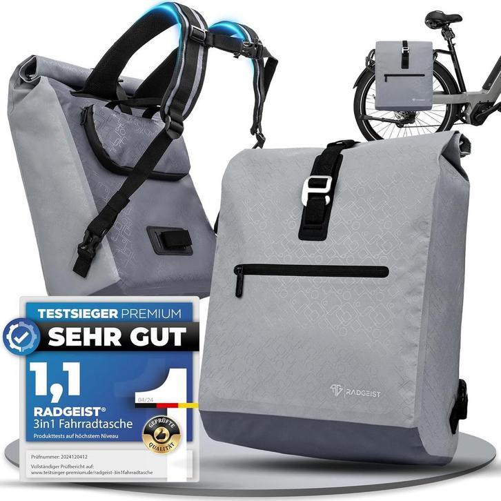2eChoix | RADGEIST sac à vélo pour porteur I sac à vélo &, Fietsen en Brommers, Fietsaccessoires | Fietstassen, Ophalen of Verzenden