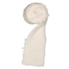 Kunstvel vachtje bontje wit pluche 10 cm breed. rol +/-1, 2m, Huis en Inrichting, Woonaccessoires | Kunstplanten en Kunstbloemen