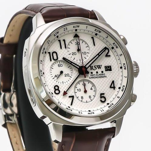 RSW - Master GMT - RSWA144-SL-1 - Heren - 2020+, Handtassen en Accessoires, Horloges | Heren