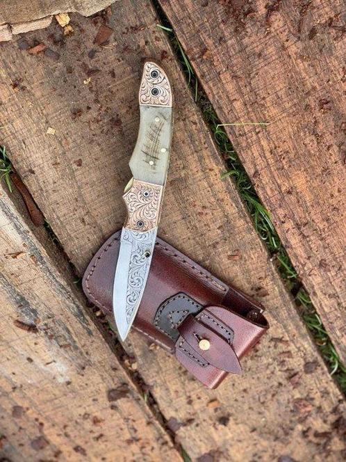 La Coutellerie De Romain - Couteau de cuisine - Couteau de, Antiek en Kunst, Antiek | Keukengerei