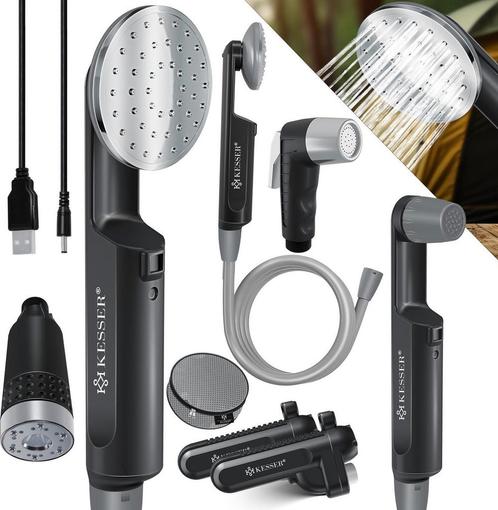 KESSER® Campingdouche - Tuindouche - Mobiele douche - Zwart, Huis en Inrichting, Woonaccessoires | Overige, Verzenden