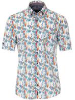 Casa Moda Overhemd Korte Mouw Palmboom Motief Oranje, Kleding | Heren, T-shirts, Nieuw, Verzenden