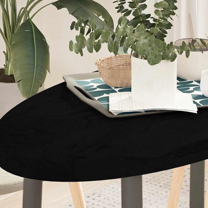 vidaXL Tafelblad 100x50x4 cm ovaal massief eikenhout, Huis en Inrichting, Tafelonderdelen, Nieuw, Verzenden