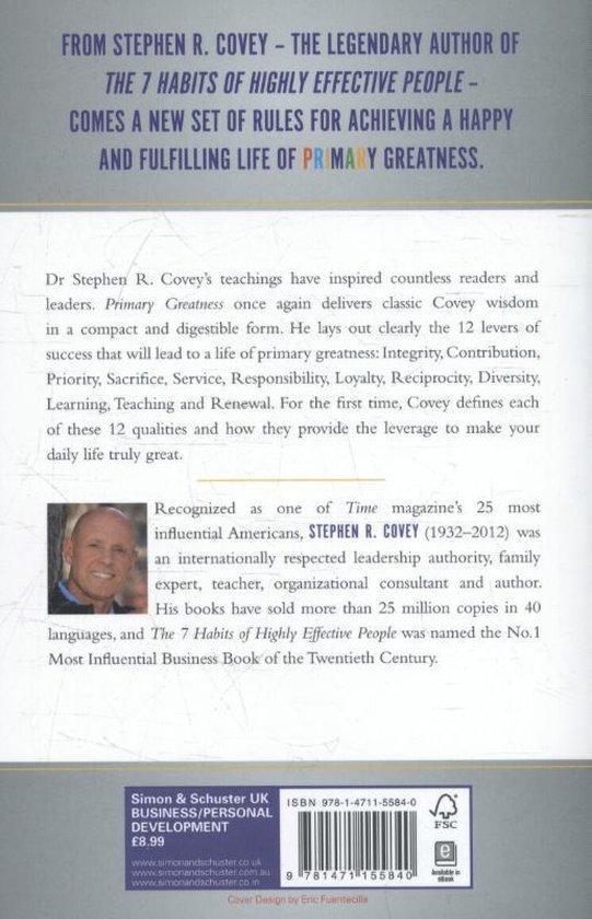 Primary Greatness 9781471155840 Stephen R. Covey, Boeken, Taal | Engels, Gelezen, Verzenden